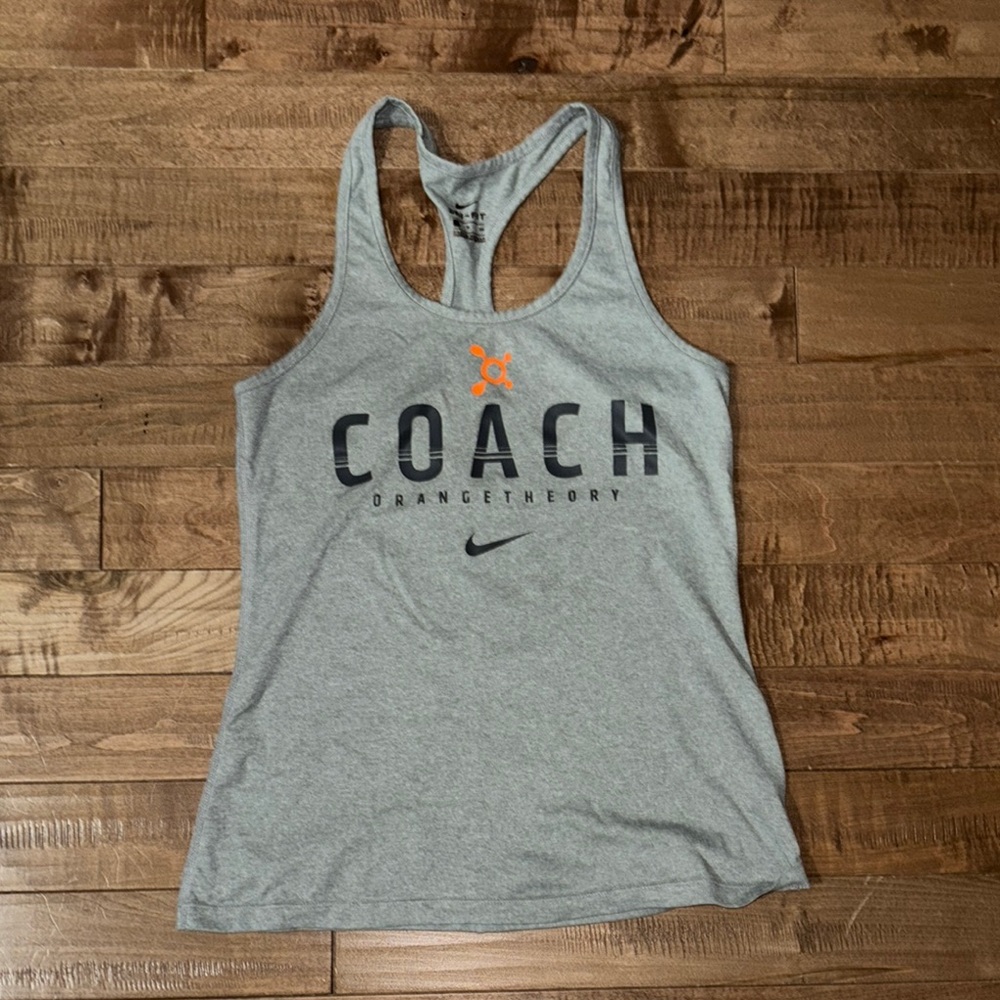 Nike Women's Grey Coach Tank Top